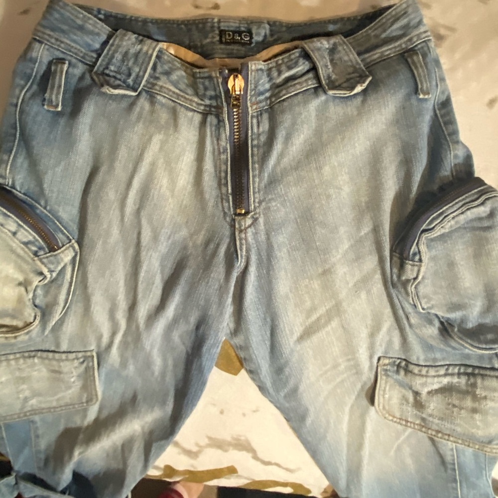 DOLCE AND GABBANA CARGO PANTS